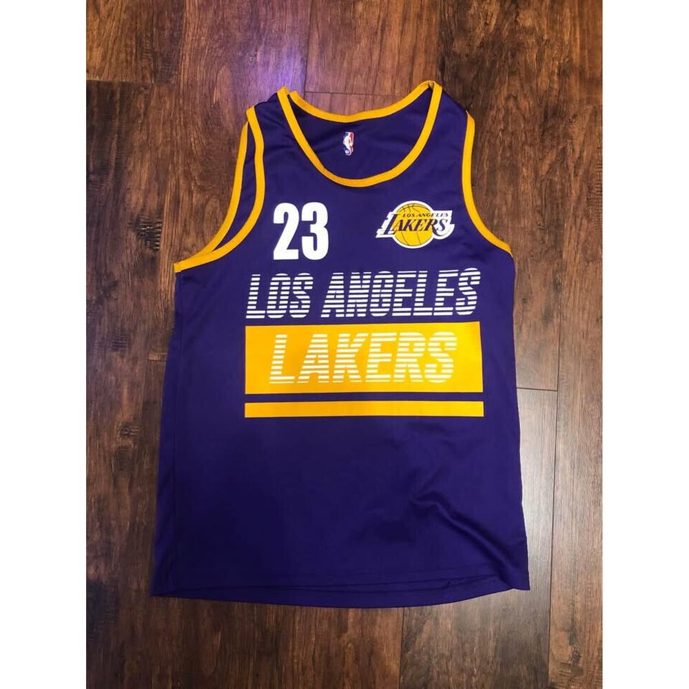 NBA Los Angeles LA Lakers Basketball Jersey Singlet No. 23 James Size S/M